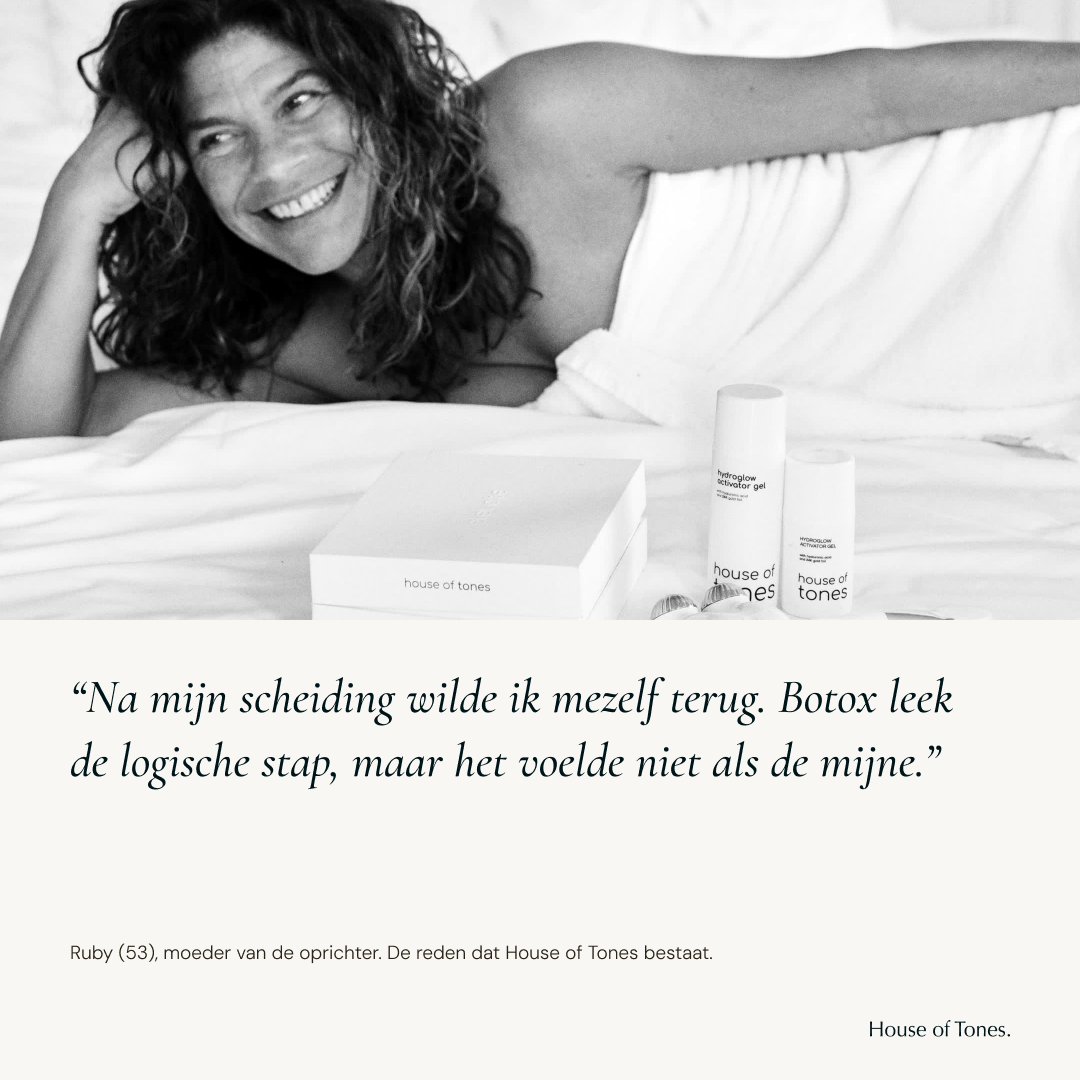 House of Tones advertentie, founder story, vierkant formaat