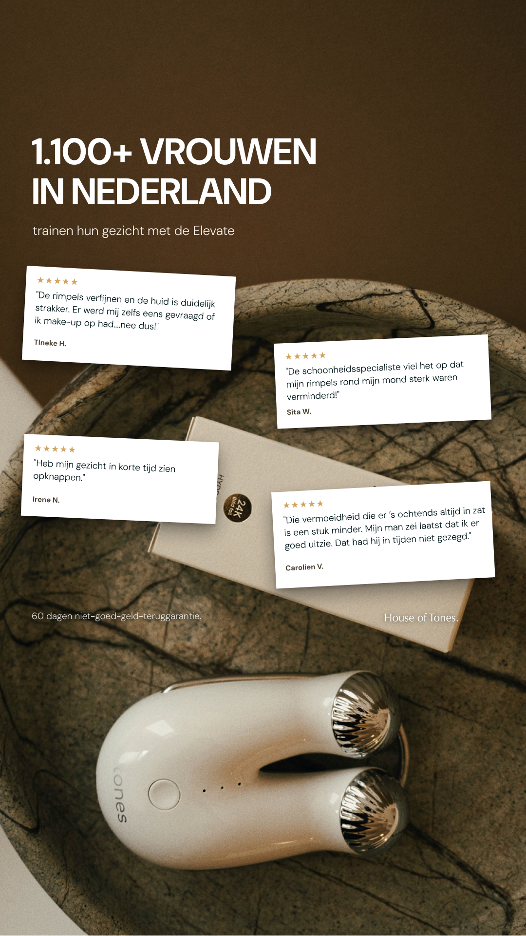 House of Tones advertentie, proof, verticaal storyformaat