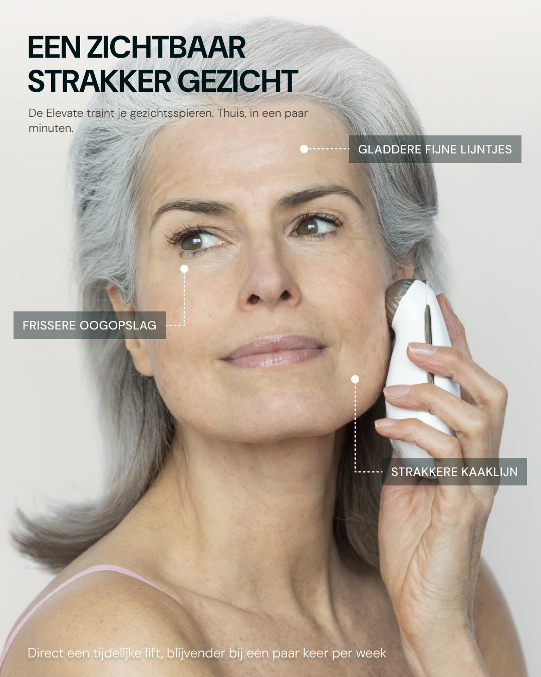 House of Tones advertentie, treatment zone, staand formaat