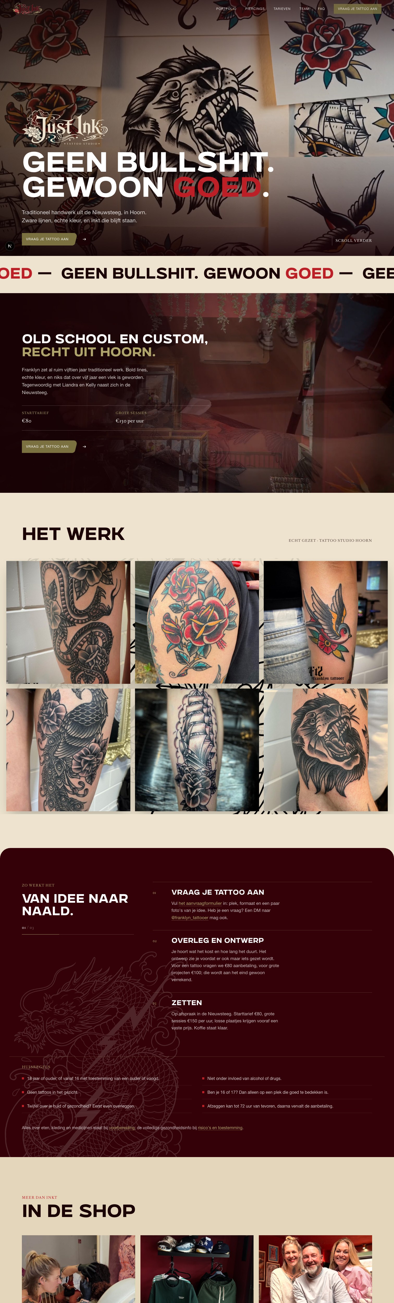 De nieuwe site